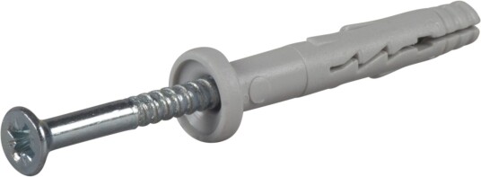 ESSVE 304833 Spikerplugg 6 mm Ø, FZB 32 mm, 200-pakning, Innfesting