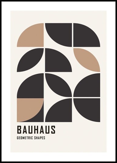 Bauhaus Geometric Shapes No.2 Plakat Plakat / 40x50cm Bauhaus Geometric Shapes No.2 Plakat Plakat / 40x50cm