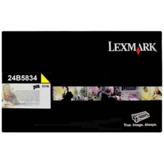 Lexmark 24B5834 Tonerkassett gul, 18.000 sider Lexmark 24B5834 Tonerkassett gul, 18.000 sider
