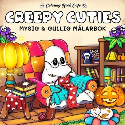 Målarbok : Cozy Creepy Cuties