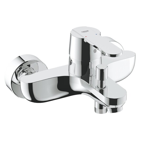Grohe Get 1-Greps Badekarbatteri Med rosetter, Krom Grohe Get 1-Greps Badekarbatteri Med rosetter, Krom