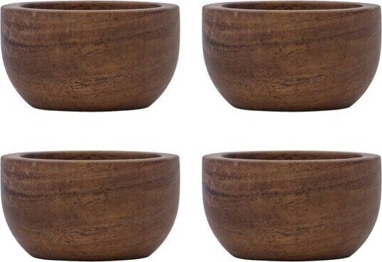 House Doctor Wood eggeglass 5x3 cm 4 stk natur House Doctor Wood eggeglass 5x3 cm 4 stk natur