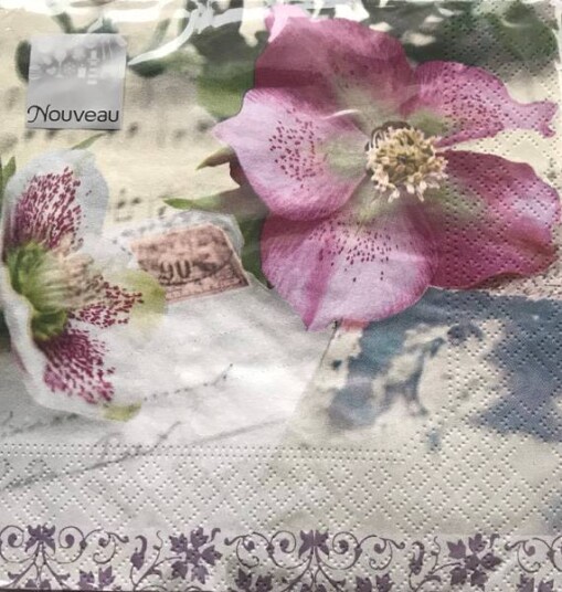 Lunsj serviett Christmas Roses Lunsj serviett Christmas Roses