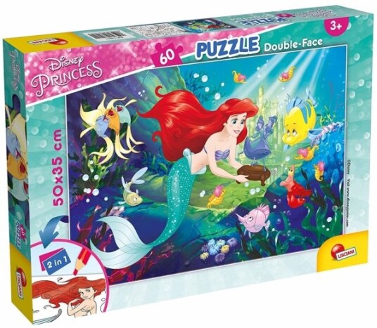 Lisciani Puzzle Df Plus 60 Little Mermaid 4 År
