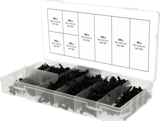 Ks Tools Assortiment skruer - Elektroverktøy tilbehør 9700800