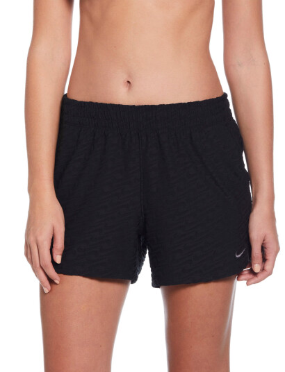 NIKE SWIM Nike Swoosh Terry Towelling Terry Short - Black - S