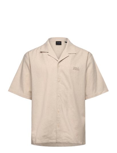 Daily Paper Linen Ss Shirt - Beige - L