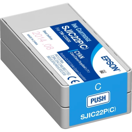 Epson Blekkpatron SJIC22P(C) Cyan (32.5ml)