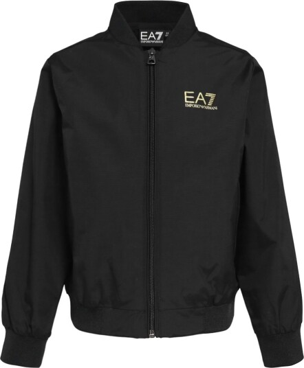 EA7 Bomber Jakke   Svart m. Gull   EA7   10 år (140)   Overgangsjakke