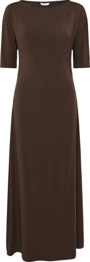 by Ti Mo Jersey Fitted Dress Brown M