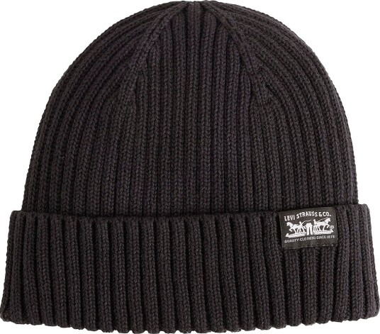 Levi's Lue Sunset Beanie Anthracite Night Svart