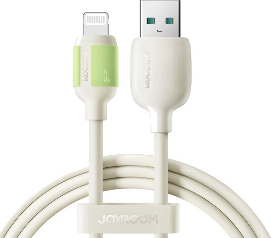 Joyroom 3A hurtigladekabel USB-A til Lightning, 1,2m - Beige
