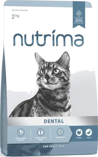 Nutrima Cat Adult Dental Turkey & Duck Kattefôr 2 kg