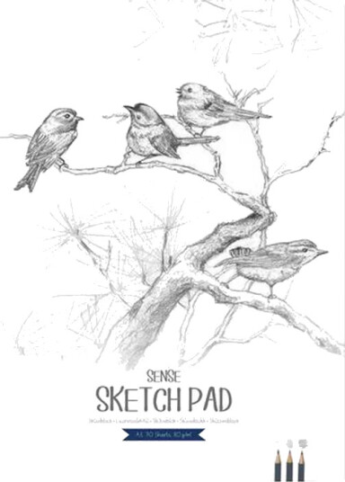 Sense Sketchpad A3 80g 70 ark