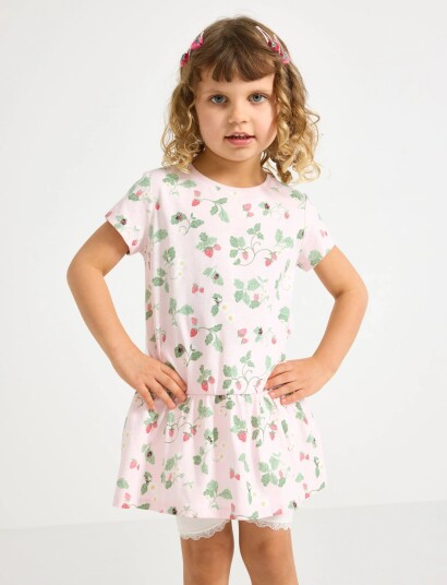 Lindex Short Sleeved Tunic   Pink   122
