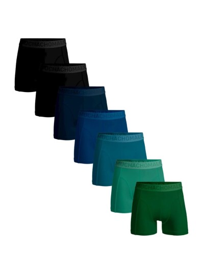 Muchachomalo 1010 Hello Sunshine 7pk Boxer Black/blue/green Ass Large