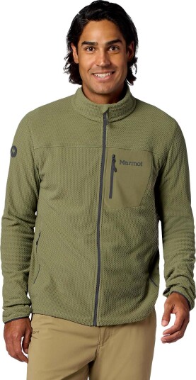 Marmot Men"s Airfleece Jacket Olive Grove S