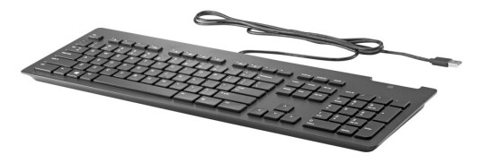 Hp Business Slim - Tastatur - Usb - Norsk - Sort