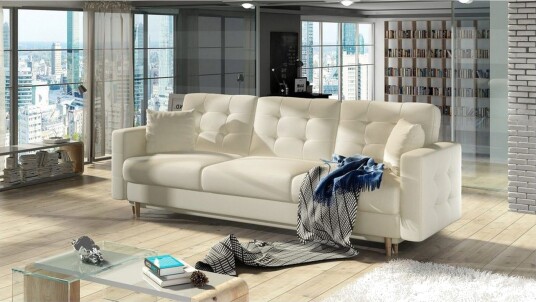 Sofa Eltap Asgard 233x93x92 cm Soft 33 Beige