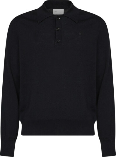 Ami Paris Herre Topper Svart M, Ami Paris Herre Topper Svart M,