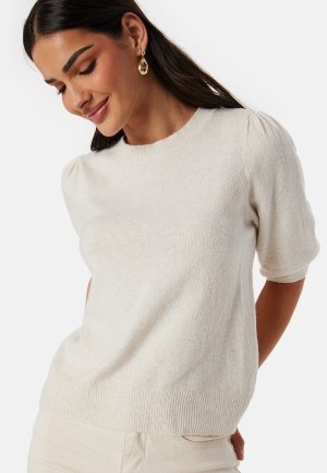 ONLY Onlrica life 2/4 pullover knit Birch Detail:W. MELANGE L