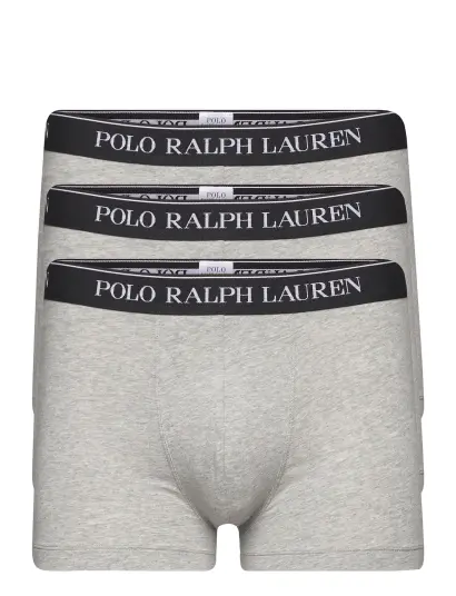 Polo Ralph Lauren Stretch Cotton Trunk 3-Pack - Grey - M