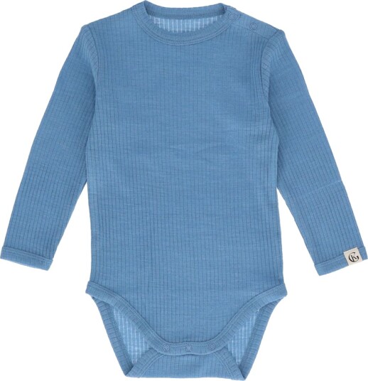 Gullkorn Chalk ullbody til baby   tåkeblå (92)   92