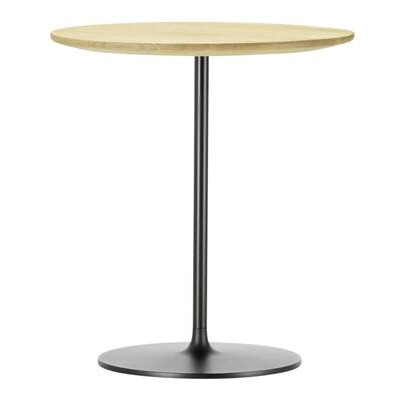 Vitra Occasional Low Table Ø55 Eik/Sjokoladefarget