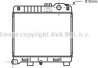 PRASCO BW2033 Radiator motorkjøling