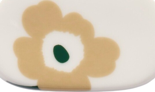 Marimekko Unikko støtter til spisepinner, 2-pakning, hvit/sand/beige/grønn