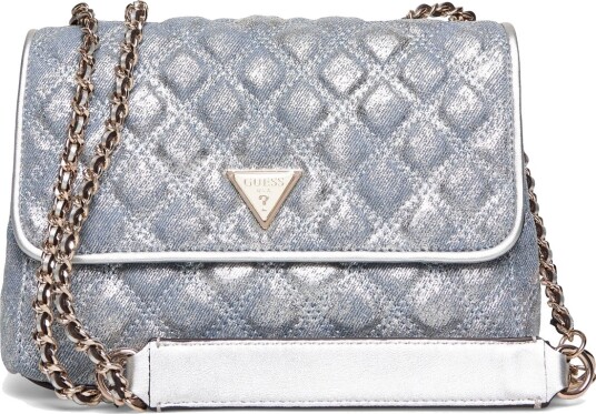 GUESS Giully Ii 2 Comp Cnvrtble Flap   Blue   ONE SIZE