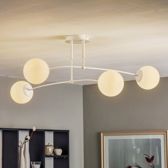 EMIBIG LIGHTING Taklampe Pregos 4 4 lyskilder hvit
