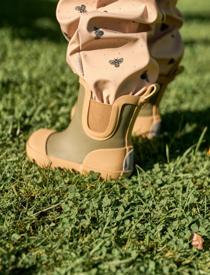 Mikk line Wellies Short Barefoot Khaki green 23