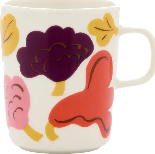 Marimekko Home Kukasta Kukkaan Mug 2,5Dl   White   8X 9.5CM