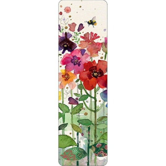 Bokmerke 5x17cm Bug Art blomsterflor