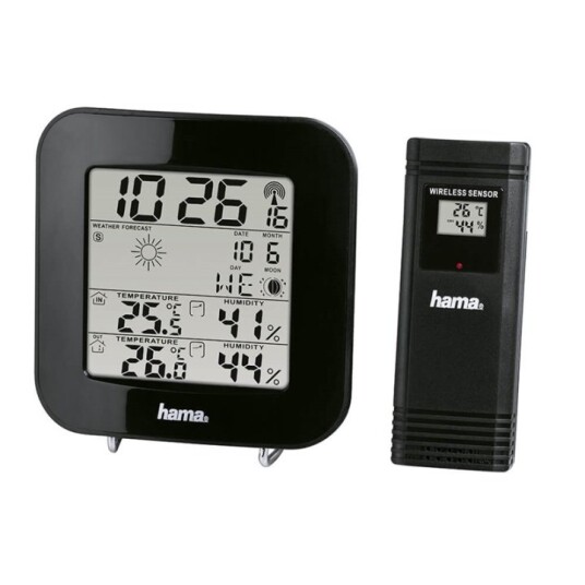 Hama Værstasjon EWS-200 Svart Hama Værstasjon EWS-200 Svart