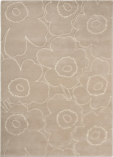Piirto Unikko Ullteppe 140x200 cm Greige