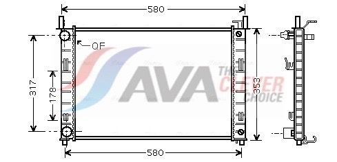 Radiator AVA Clever Choice FDA2324