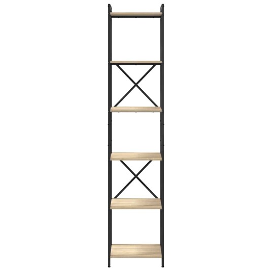 Bokhylle Sonoma eik 40 x 30 x 188 cm Konstruert tre