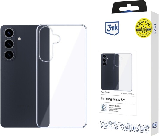 3mk Gjennomsiktig Etui til Samsung Galaxy S26 - Beskyttende Mobildeksel i TPU