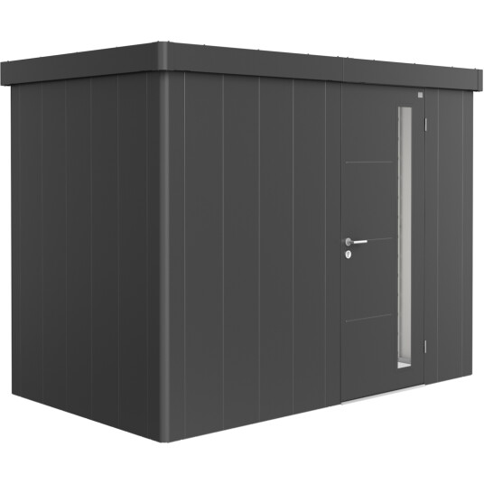 BIOHORT REDSKAPSBOD NEO 1C STD. DØR MØRK GRÅ METALLIC BIOHORT REDSKAPSBOD NEO 1C STD. DØR MØRK GRÅ METALLIC