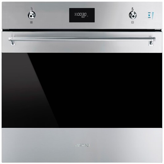 Smeg Innbyggingsovn SOP6301S2X med Pyrolyse og Dampfunksjon 68L Sølv Smeg Innbyggingsovn SOP6301S2X med Pyrolyse og Dampfunksjon 68L Sølv