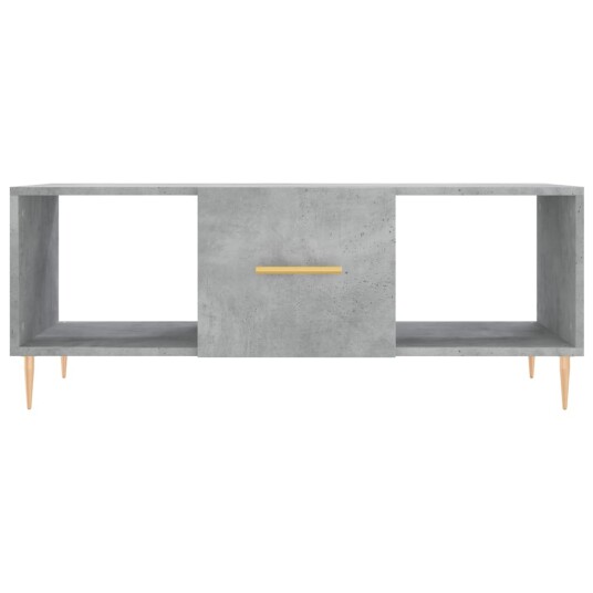 Salongbord betonggrå 102x50x40 cm konstruert tre 8720845427498