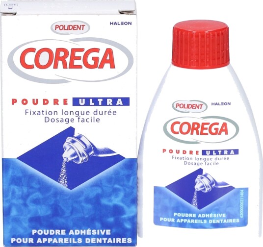 Proteselim Pulver Polident COREGA Ultra 40g Proteselim Pulver Polident COREGA Ultra 40g