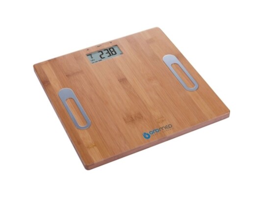 Oromed Oro Scale Bamboo Elektronisk Personvekt 150 Kg 100 G Kg Firkant Bamboo