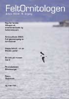 Feltornitolgene Feltornitologen Årbok 2009 Feltornitolgene Feltornitologen Årbok 2009