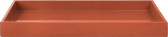 Mojoo Lux Lacquer Tray   Orange   38X19X3.5