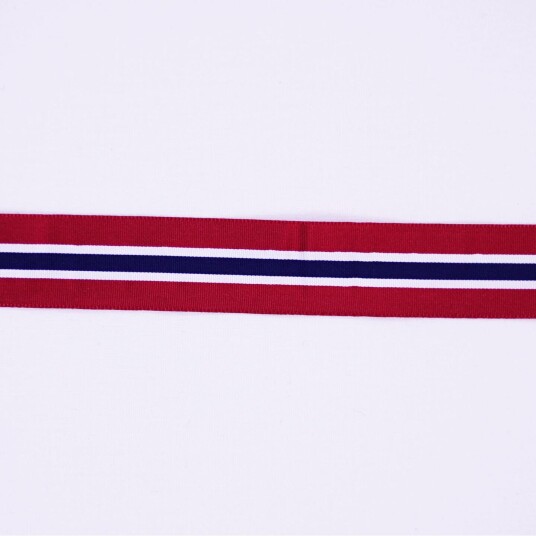 Norgesflagg bånd 25mm