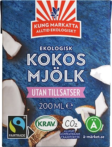 Kokosmelk 200 ml Kokosmelk 200 ml