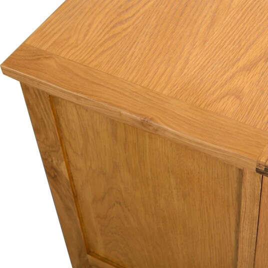TV-benk eik 90x35x48 cm